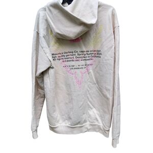 Maverick Clothinng Co. Cream Hoodie Sweatshirt Size L